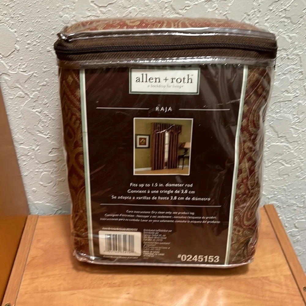 Allen + Roth Pole Top Panel Curtain. - Picture 1 of 7